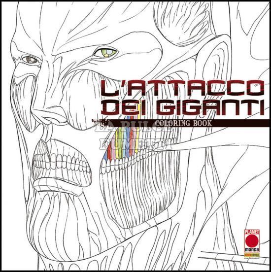 L'ATTACCO DEI GIGANTI COLORING BOOK